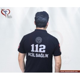 112 Acil Tshirt LACİVERT